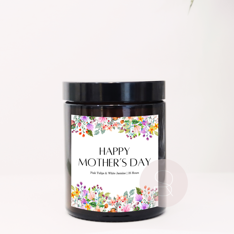 Happy Mother's Day Personalised Candle