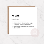 Mum Wikipedia | Mothers' Day - Birthday - Greeting Card
