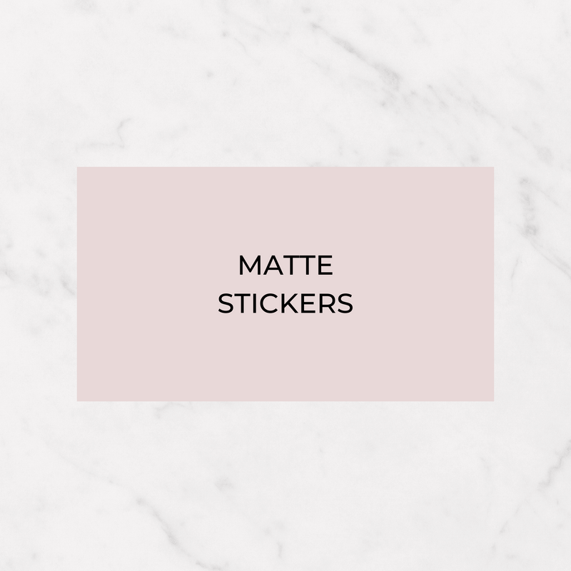 Matte Stickers - Rectangle
