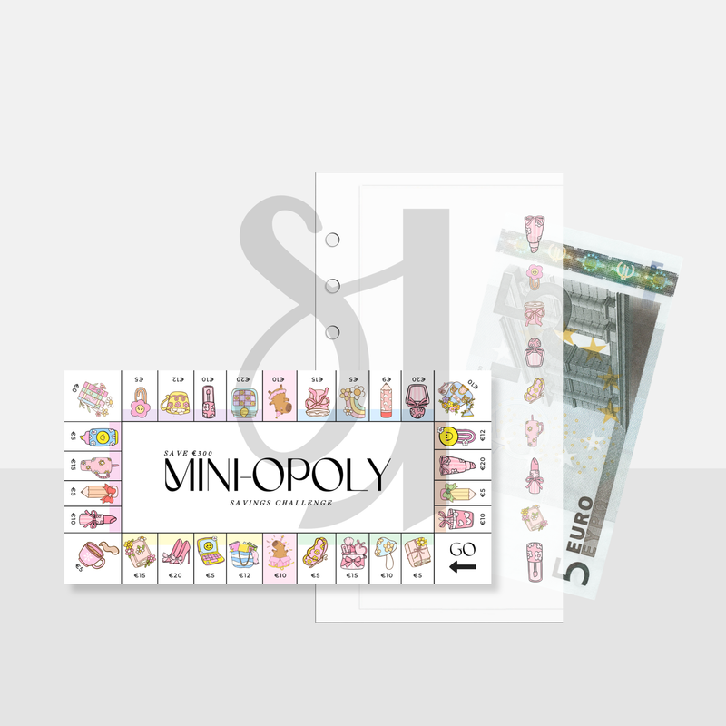 A6 Personal - Saving Challenge | Mini-opoly