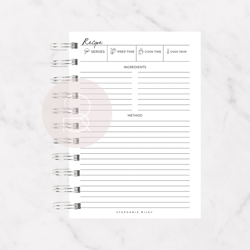 Recipe Book | A6,A5,A4