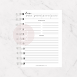 Recipe Book | A6,A5,A4