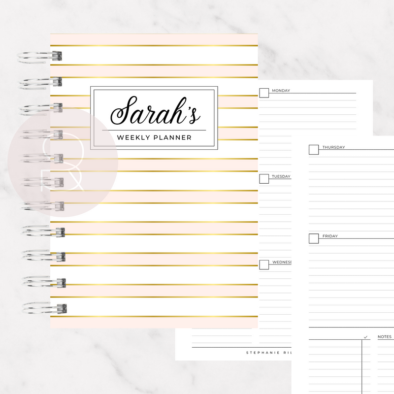 Undated Weekly Planner | A6,A5,A4