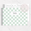 Twins Daily Log Book | Plaid