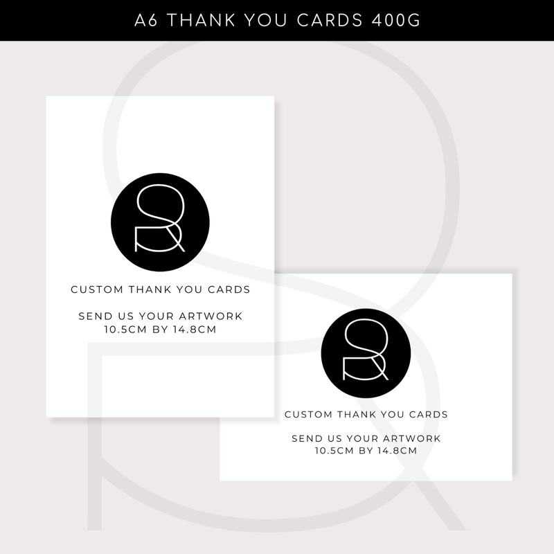 A6 Thank You Cards