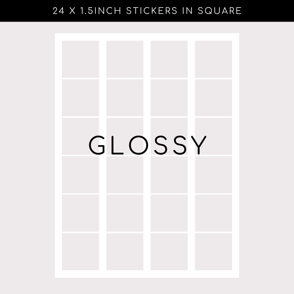 Glossy Stickers - Square