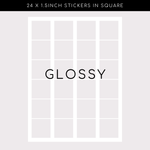Glossy Stickers - Square