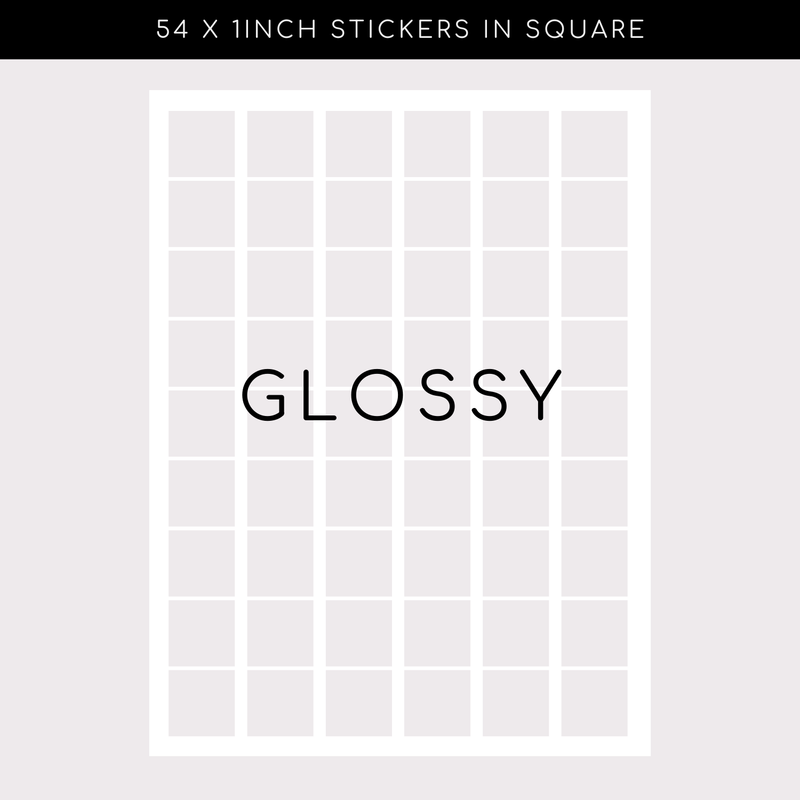 Glossy Stickers - Square