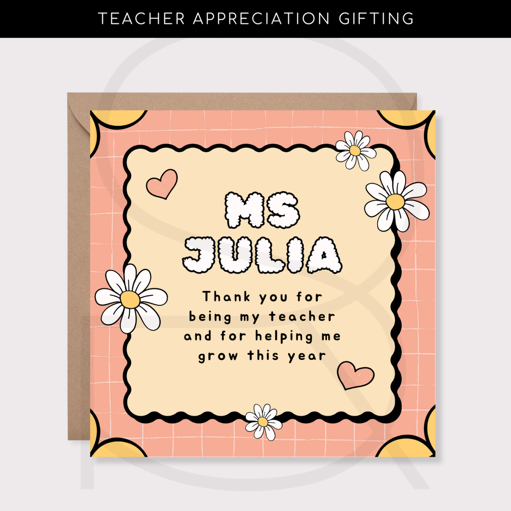 Teacher | Thank You Card