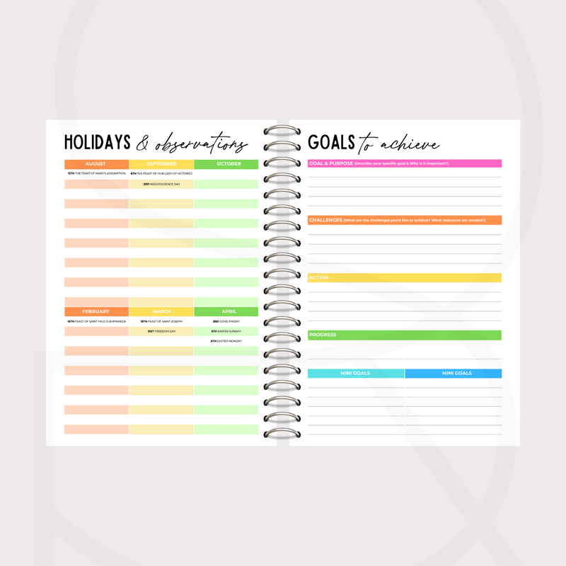 2025/26 Teacher Planner -  A4 Spiral Bound