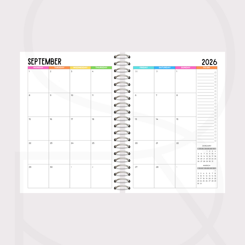 2025/26 Teacher Planner -  A4 Spiral Bound