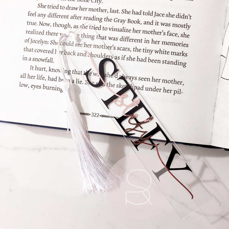 Personalised Name | Acrylic Bookmark