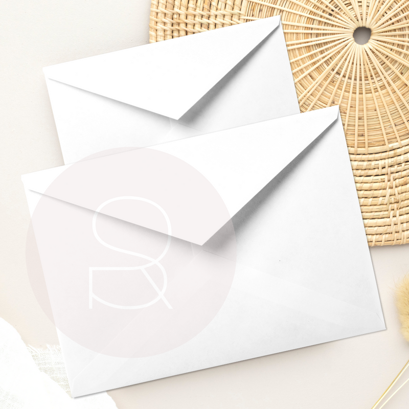 White Diamond Envelopes | Invitations