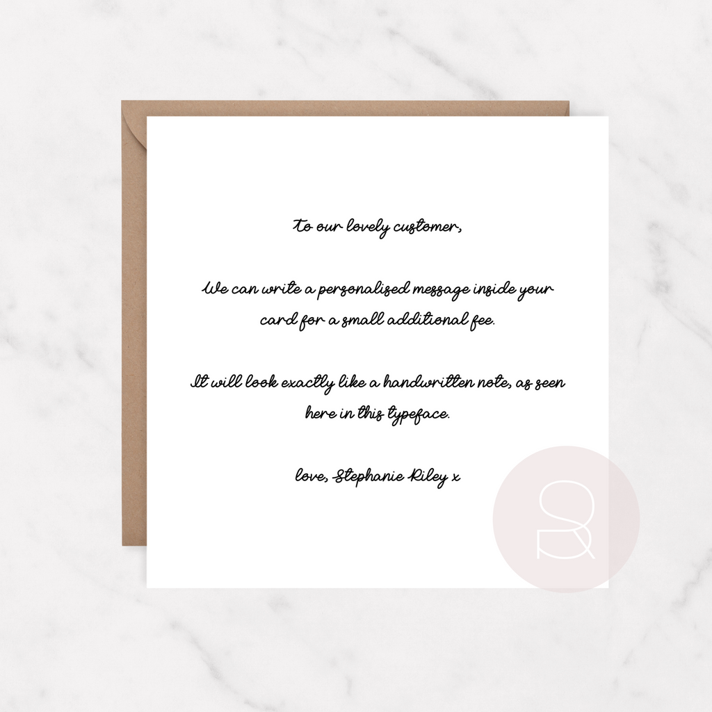 Custom Card | Fully Personalised Greeting Card