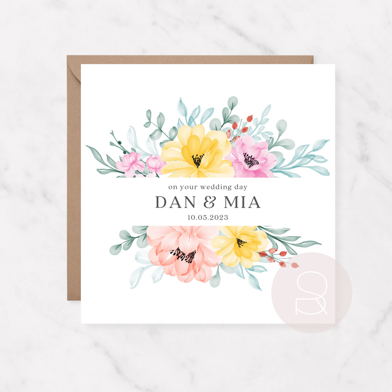 On Your Wedding Day Card | Iris