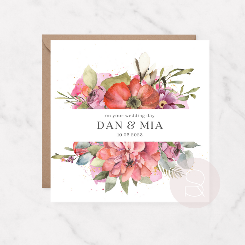 On Your Wedding Day Card | Rosey