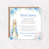 Will you be my Godfather | Peter Rabbit Card