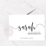 Wedding Proposal Cards - Will You Be....