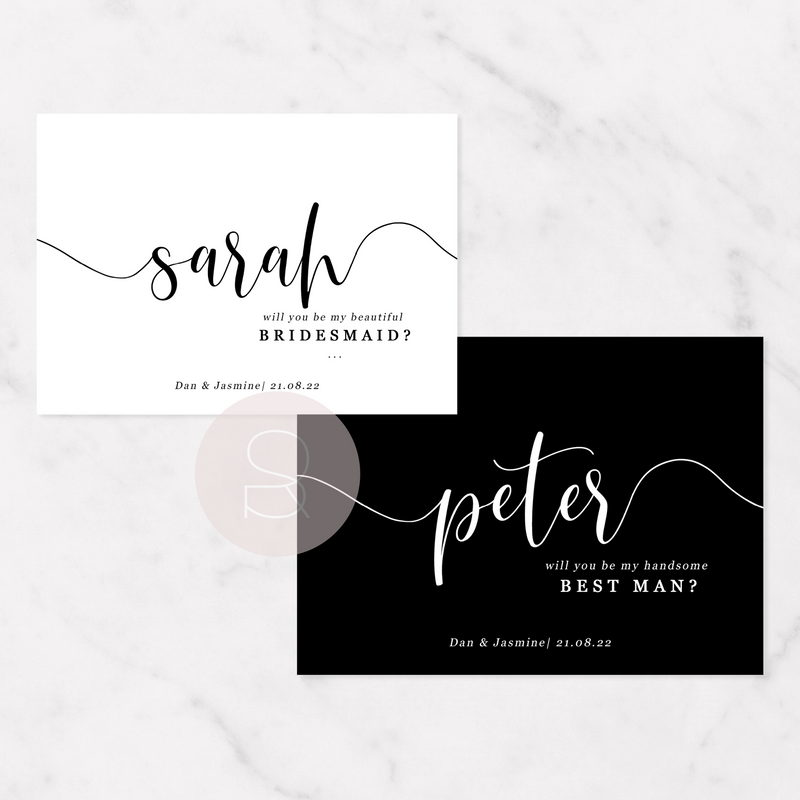 Wedding Proposal Cards - Will You Be....