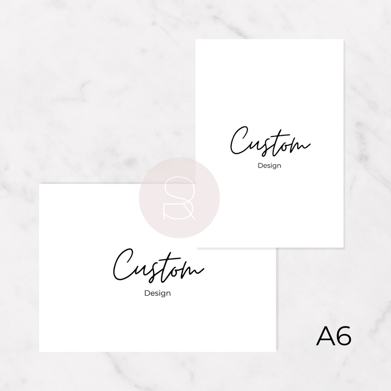 A6 Thank You Cards