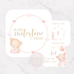 Memories + Moments Milestone Cards | Pink Beary