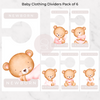 Wardrobe Dividers | Pink Beary