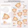Wardrobe Dividers | Pink Beary
