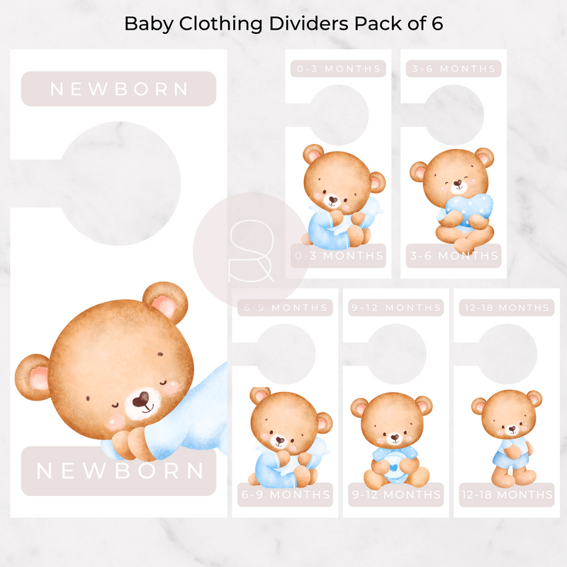 Wardrobe Dividers | Blue Beary