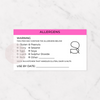 Matte Stickers - Cake Allergens