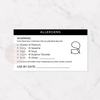 Matte Stickers - Cake Allergens