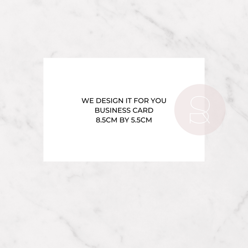 Business Cards - Custom Design