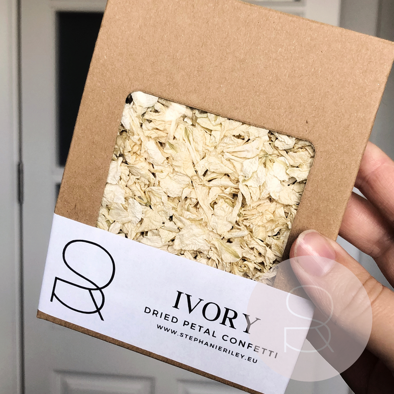 Ivory Dried Flower Confetti | Biodegradable