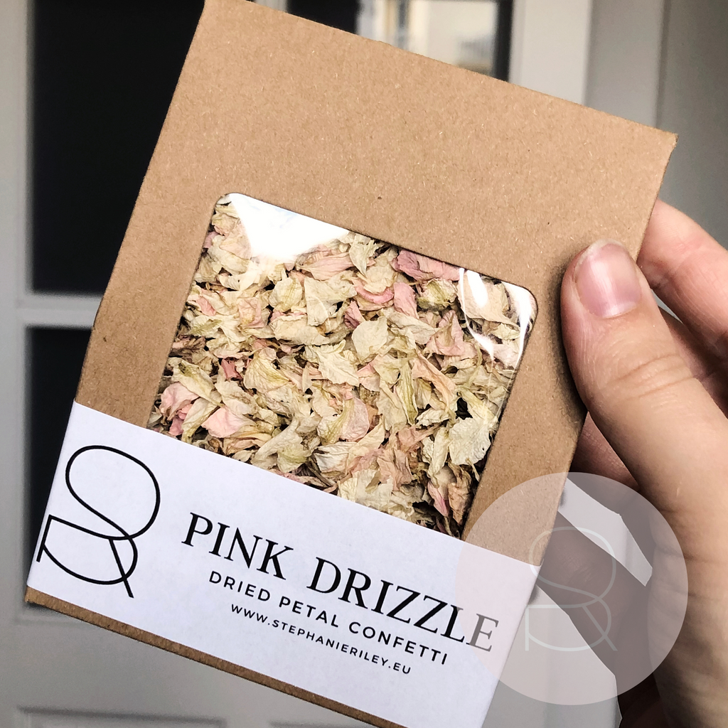 Pink Drizzle Dried Flower Confetti | Biodegradable