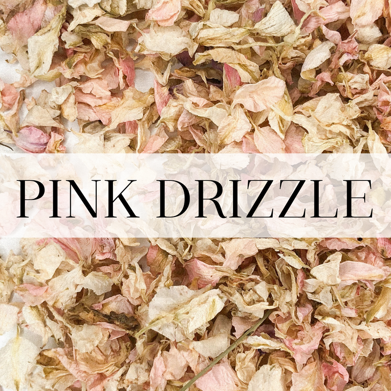Pink Drizzle Dried Flower Confetti | Biodegradable