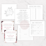 Personalised Name Wedding Planner | Boho