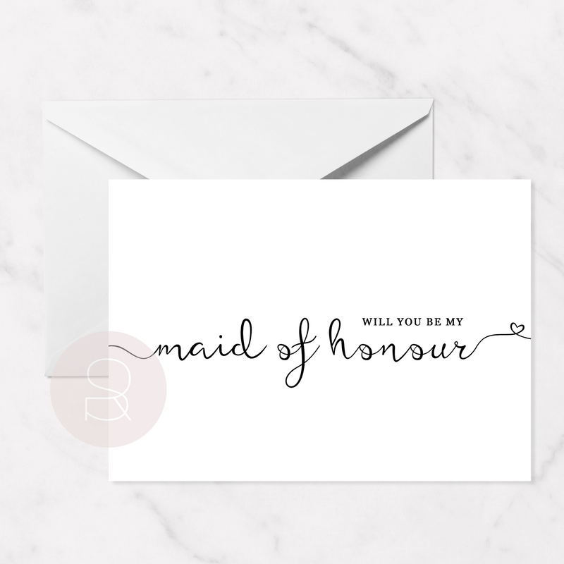 Will You Be..Maid of Honour Card | A6