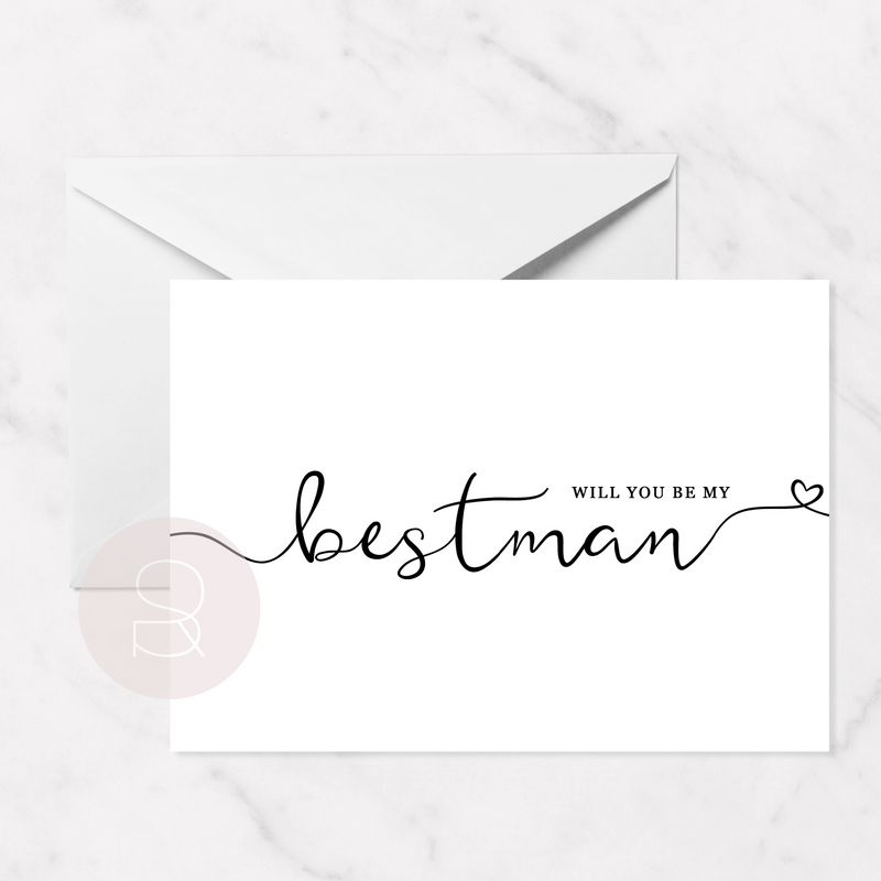 Will You Be..Best Man Card | A6