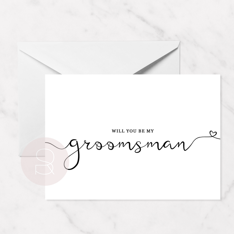 Will You Be..Groomsman Card | A6