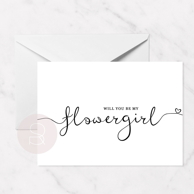 Will You Be..Flower Girl Card | A6