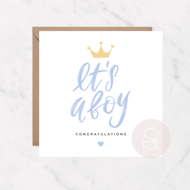 It's a boy, Congratulations